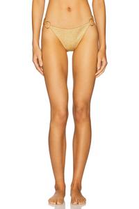 Бикини-плавки "Золотой закат" Luli Fama, gold