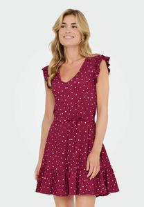 Платье ONLY Day dress, Rio Red/Dark Red