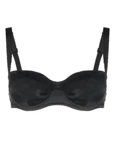 Кружевной бюстгальтер-балконет DOLCE & GABBANA, черный