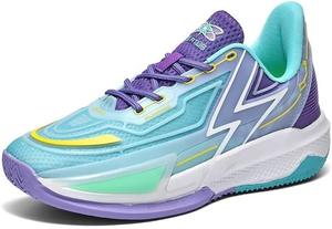 Унисекс баскетбольные кроссовки, дышащие, удобные, с нескользящей подошвой, яркие, для тренировок и ходьбы Generic, зеленый