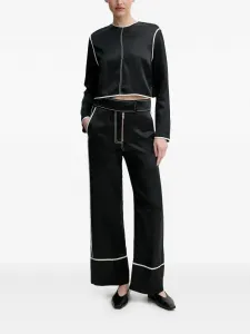 Блузка на молнии с кантом Day Birger Et Mikkelsen, черный