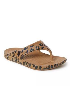 Женские устойчивые комфортные сандалии-шлепанцы EcoCozy by Women Dearfoams, мультиколор