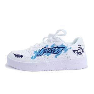 Понтонные лодки легкие и дышащие низкие кроссовки для скейтбординга unisex LINING, синий черный