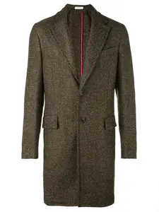 Однобортное пальто Boglioli, коричневый