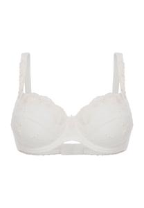 Женский бюстгальтер на косточках с вышивкой Прованс Conturelle Felina, цвет Vanille