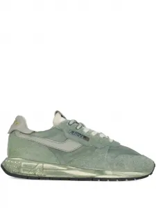 Замшевые кроссовки Reelwind с металлическими вставками AUTRY, зеленый