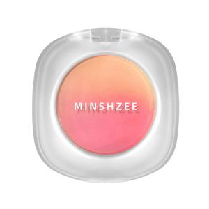 MINSHZEE Персиковый градиентный румяна smudge-proof легко растушевываются без эффекта маски 8г