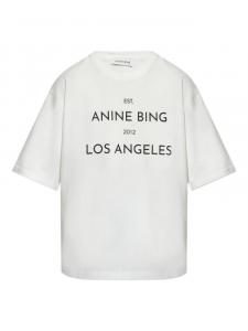 Футболка с логотипом ANINE BING, нейтральный