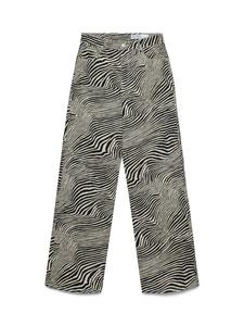 VERO MODA Широкие джинсы 'VMTESSA' в цвете песок, черный деним