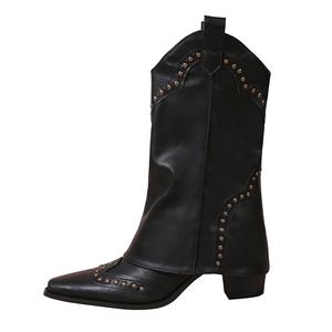 Ботильоны женские JIUXINGDAO, Black