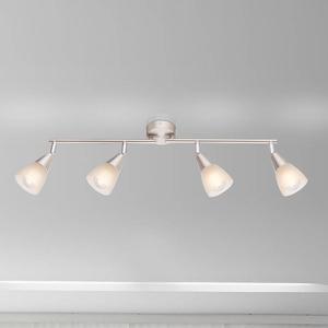 Потолочный светильник Globo Lighting Tadeus Typ C, сатиновое стекло / железо - количество языков пламени: 4