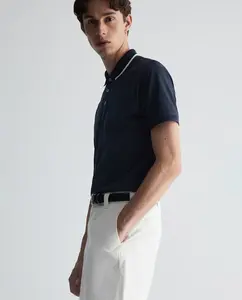 Поло структура биколор Sfera, темно-синий