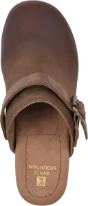 Белые горные туфли с кожаной стелькой WHITE MOUNTAIN, коричневый