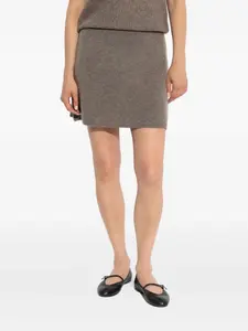 Мини-юбка в рубчик Lisa Yang, коричневый