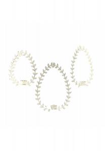 Набор подвесных фонарей Guelph, 3 шт., античный белый Loberon, antikweiß