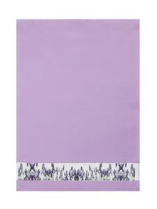 Framsohn Набор из 4 штук: Кухонное полотенце из вафельной ткани "Лаванда" лавандового цвета - (Д) 70 x (Ш) 50 см