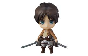Фигурка GSC Clay Figure No. 375 Attack On Titan, Eren Yeager Reissued Version Chibi 10 см GOOD SMILE COMPANY, attack on titan-eren yeager-reissued version