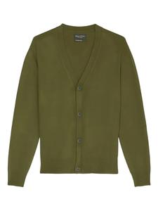 Marc O'Polo кардиган на пуговицах с V-образным вырезом, зеленый