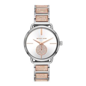 Michael Kors Portia MK4352 женские кварцевые часы серебристого тона 36 мм, серебряный