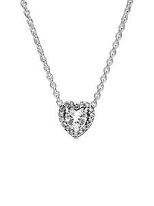 Ожерелье Pandora Elevated Heart Necklace, стерлинговое серебро