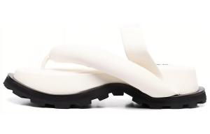 Стильные сандалии женские белые JIL SANDER