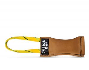 Кольцо для прорезывания зубов Julius K9, кожа, внутренний шов, внутренний шов, 1 ручка 20 см Julius K9