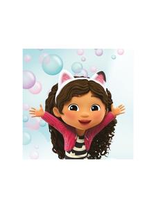 Полотенце 30x30 см - с рисунком в виде пузырьков  Gabby's Dollhouse