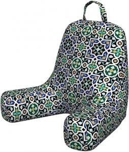 Наволочка для подушки для чтения Lunarable Orient, «Маленькие лилии и ромашки», старинное искусство с элементами природы, мягкая, без наполнителя, размер S, разноцветная., Multicolor