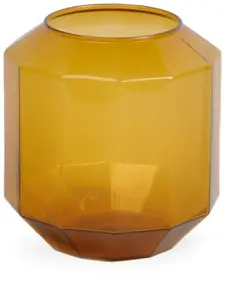 Маленькая стеклянная ваза bliss, 15х15 см, Xlboom, нейтральные цвета