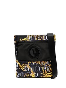 Versace Jeans Couture сумка на плечо с узором Baroque, черный