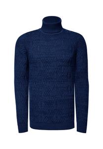 Свитер-водолазка модного дизайна RUSTY NEAL, индиго