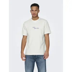 Футболка Only & Sons Kye Reg Photo, белый