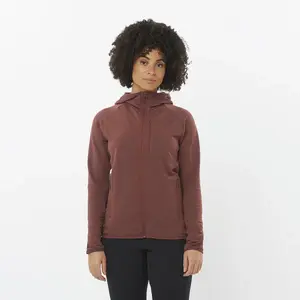 Женская легкая теплая толстовка Salomon Essential, бежевый