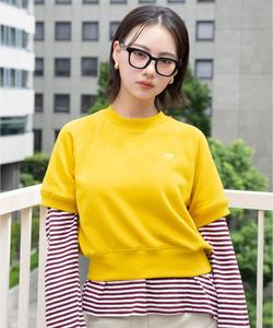 Футболка с коротким рукавом из французского махрового трикотажа