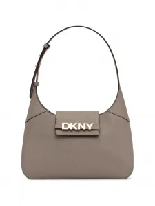Сумка через плечо с логотипом DKNY, коричневый