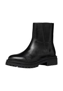 Кожаные/текстильные ботильоны GEOX, цвет Schwarz/schwarz