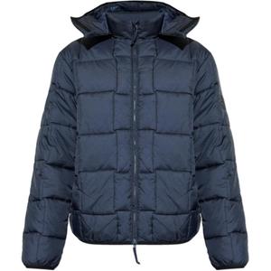 Утепленная куртка с капюшоном ea7 EMPORIO ARMANI, синий