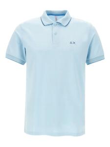 Рубашка поло с вышитым логотипом Sun68, синий