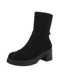 Ital-Design Черные туфли на высоком каблуке