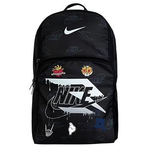Nike Полиэстеровый рюкзак унисекс Jet Black, Hellfire Element