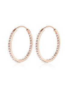 Elli Серьги из розового золота 925 пробы белого цвета