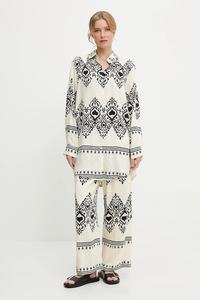 Рубашка и брюки Answear.Lab, бежевый