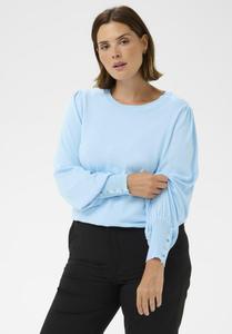 Джемпер Kaffe Curve LIZZY PULLOVER, Powder Blue/Mottled Light Blue