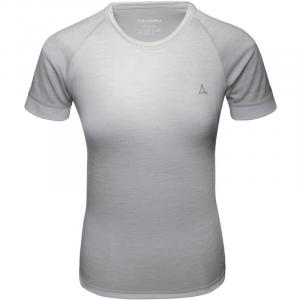 Нижнее белье, рубашка, мериносовая спортивная рубашка, рукав 1/2 Schöffel, серый