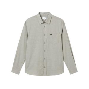 Мужская рубашка LACOSTE, коричневый/мультиколор