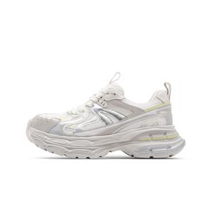 C°BANNER Женские низкие массивные кроссовки Support Low Top Chunky Sneakers бело-желтые, цвет White Yellow