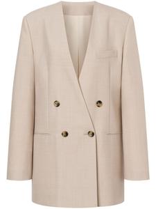 Philosophy Di Lorenzo Serafini двубортный блейзер без лацканов, нейтральный
