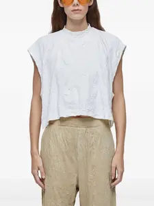 Топ с высоким воротником Osklen, белый