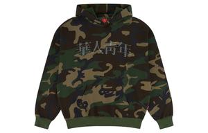 Классический худи с логотипом унисекс OCCUPY, хаки