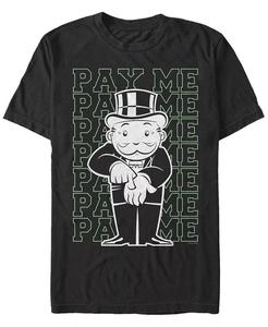 Мужская футболка Pay Me с коротким рукавом и круглым вырезом Fifth Sun, черный